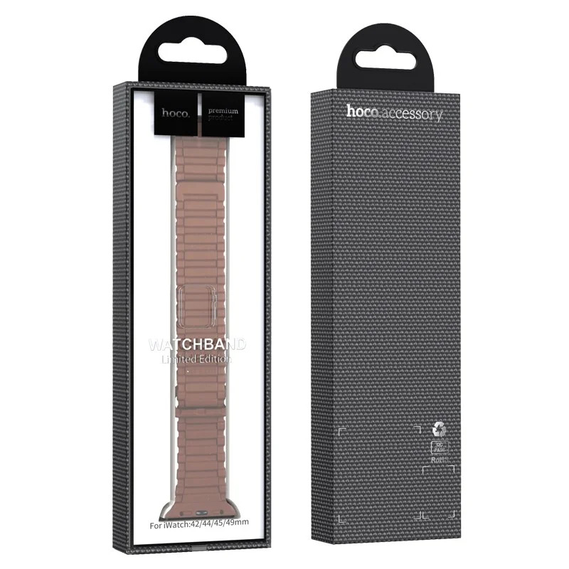 Watchband Hoco WA06 Flexible Military Pattern 42/44/45/49mm για Apple Watch 1/2/3/4/5/6/7/8/SE/Ultra Καφέ Silicon Band Watchband Hoco WA06 Flexible Military Pattern 42/44/45/49mm για Apple Watch 1/2/3/4/5/6/7/8/SE/Ultra Καφέ Silicon Band