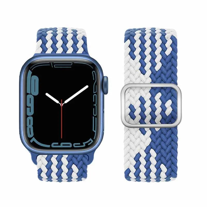 Watchband Hoco WA05 Jane Eyre 38/40/41mm από Nylon για Apple Watch 1/2/3/4/5/6/7/8/SE Z Pattern Blue-White Watchband Hoco WA05 Jane Eyre 38/40/41mm από Nylon για Apple Watch 1/2/3/4/5/6/7/8/SE Z Pattern Blue-White
