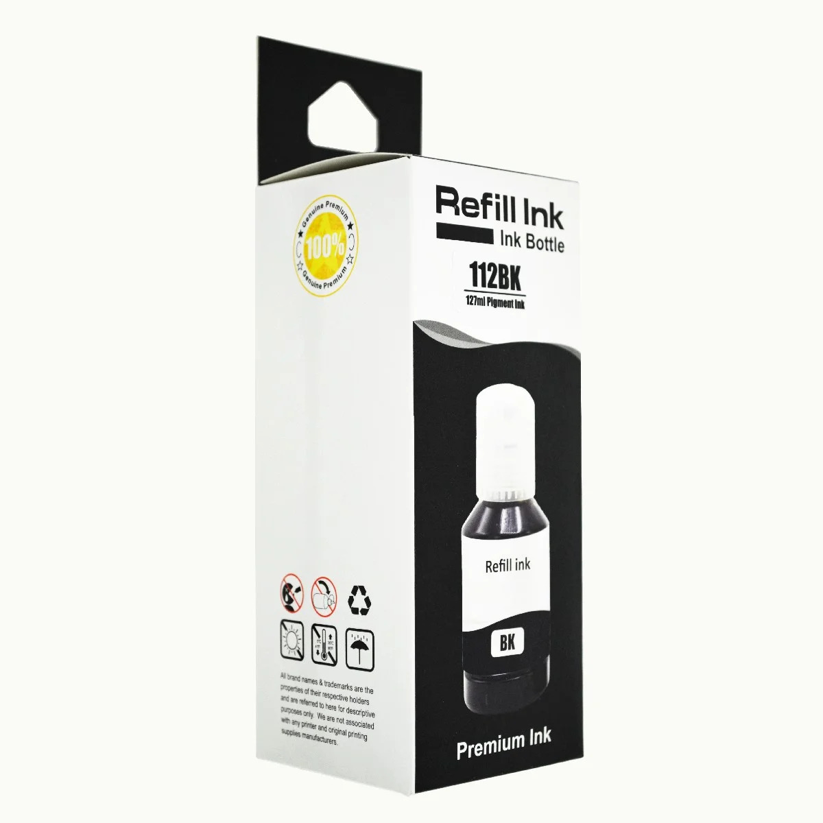 Μελάνι EPSON Συμβατό E112 C13T06C14A 127ml Σελίδες:7500 Black C13T06C14A για L11160, L15150, L15160, L15180, L6460, L6490, L6550, L6570, L6580, M15140, M15180 Μελάνι EPSON Συμβατό E112 C13T06C14A 127ml Σελίδες:7500 Black C13T06C14A για L11160, L15150, L15160, L15180, L6460, L6490, L6550, L6570, L6580, M15140, M15180