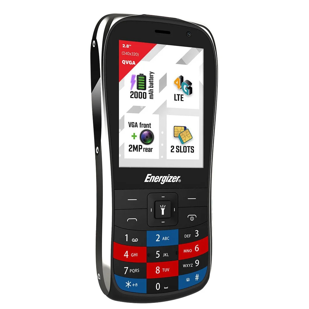 Energizer E284S 64MB/128GB Dual Sim 2000mAh 4G 2.8" Μαύρο Energizer E284S 64MB/128GB Dual Sim 2000mAh 4G 2.8" Μαύρο