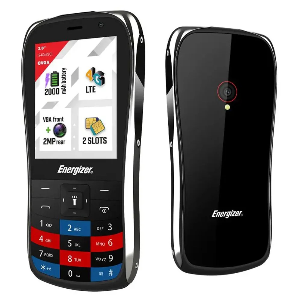 Energizer E284S 64MB/128GB Dual Sim 2000mAh 4G 2.8" Μαύρο Energizer E284S 64MB/128GB Dual Sim 2000mAh 4G 2.8" Μαύρο