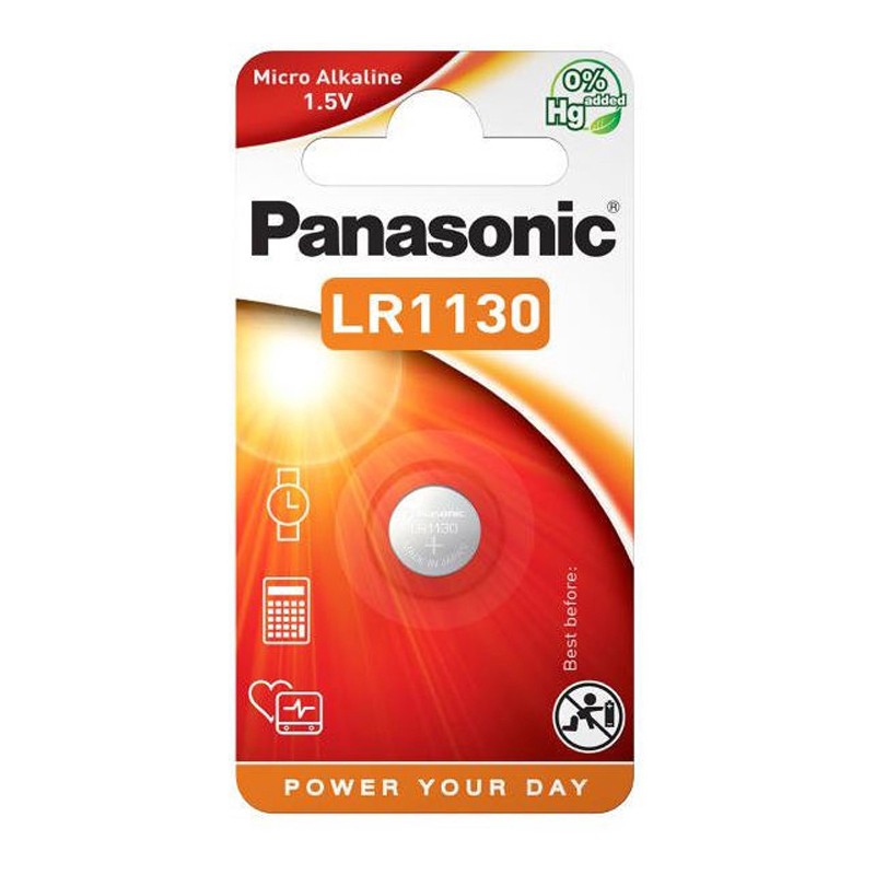 Buttoncell Panasonic Micro Alkaline LR1130 1.5V Τεμ. 1 Buttoncell Panasonic Micro Alkaline LR1130 1.5V Τεμ. 1