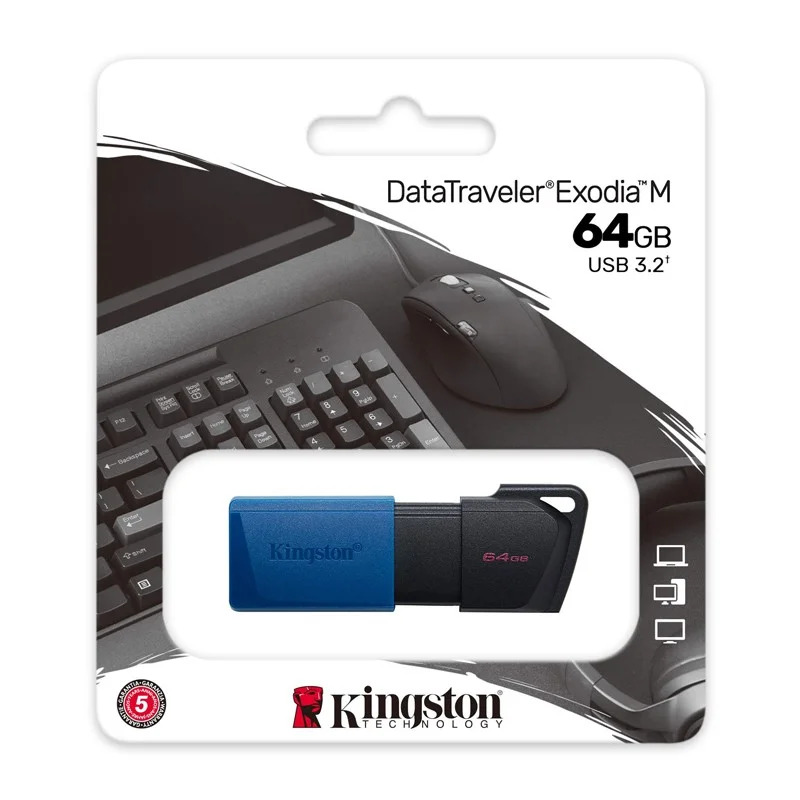 USB 3.2 Kingston Flash Drive Exodia M 64GB USB 3.2 Kingston Flash Drive Exodia M 64GB