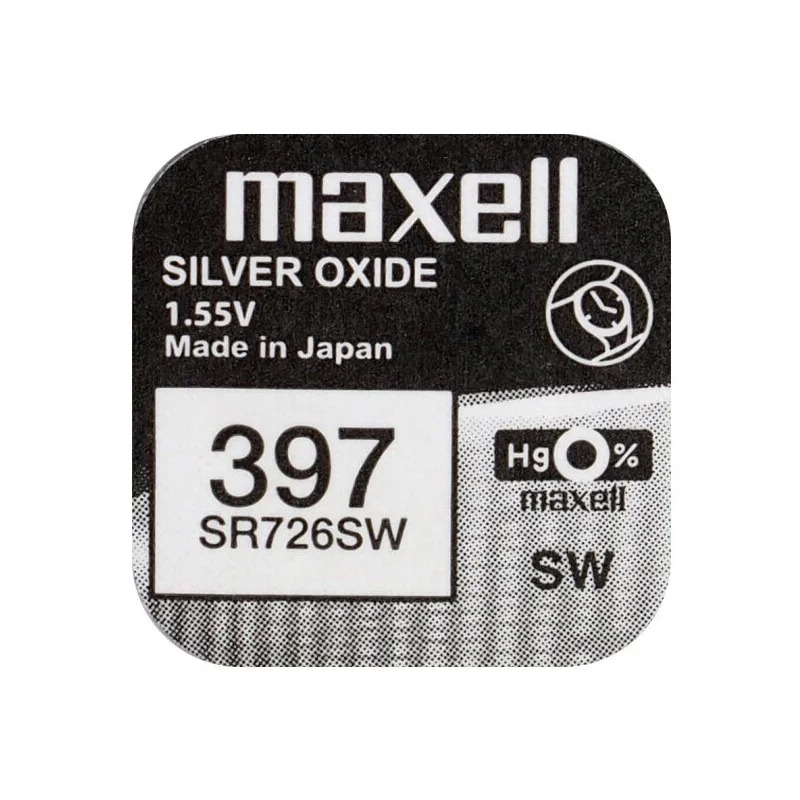 Buttoncell Mini Silver Maxell 396-397 SR726SW G2 Τεμ. 1 Buttoncell Mini Silver Maxell 396-397 SR726SW G2 Τεμ. 1