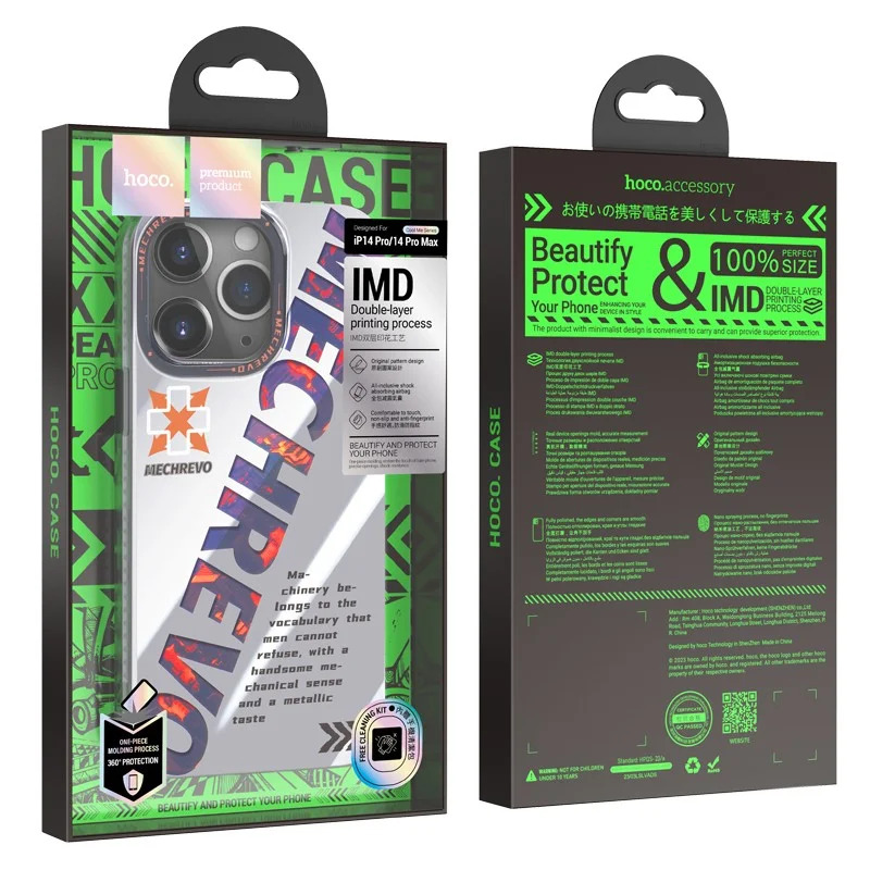 Θήκη Hoco Cool Me Series για Apple iPhone 14 Pro Max 3D letter C Θήκη Hoco Cool Me Series για Apple iPhone 14 Pro Max 3D letter C