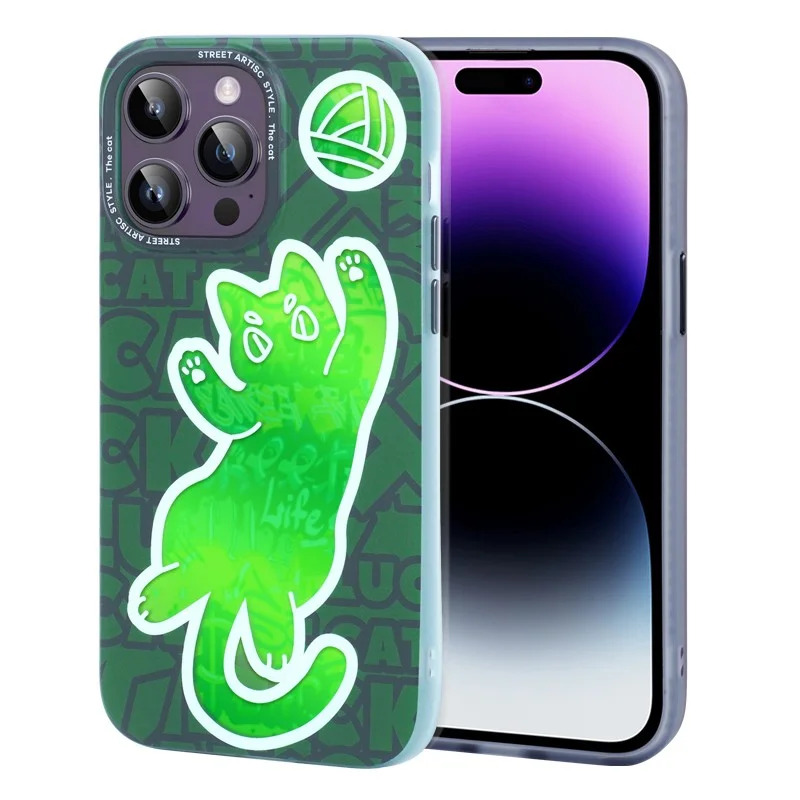 Θήκη Hoco Cool Me Series για Apple iPhone 14 Pro 3D Cat Θήκη Hoco Cool Me Series για Apple iPhone 14 Pro 3D Cat