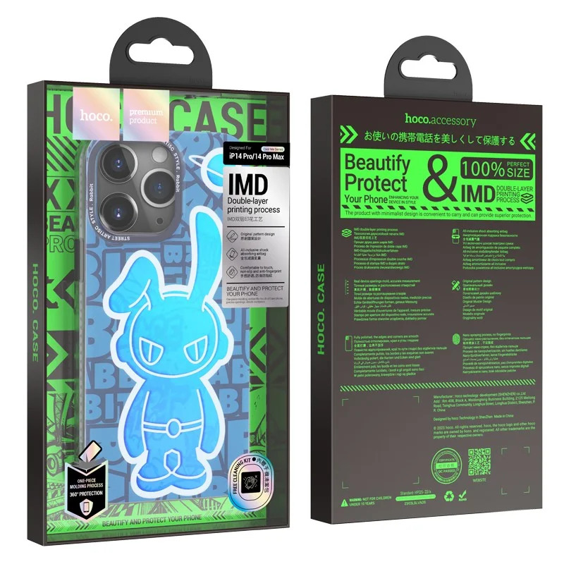 Θήκη Hoco Cool Me Series για Apple iPhone 14 Pro Max 3D Rabbit Θήκη Hoco Cool Me Series για Apple iPhone 14 Pro Max 3D Rabbit