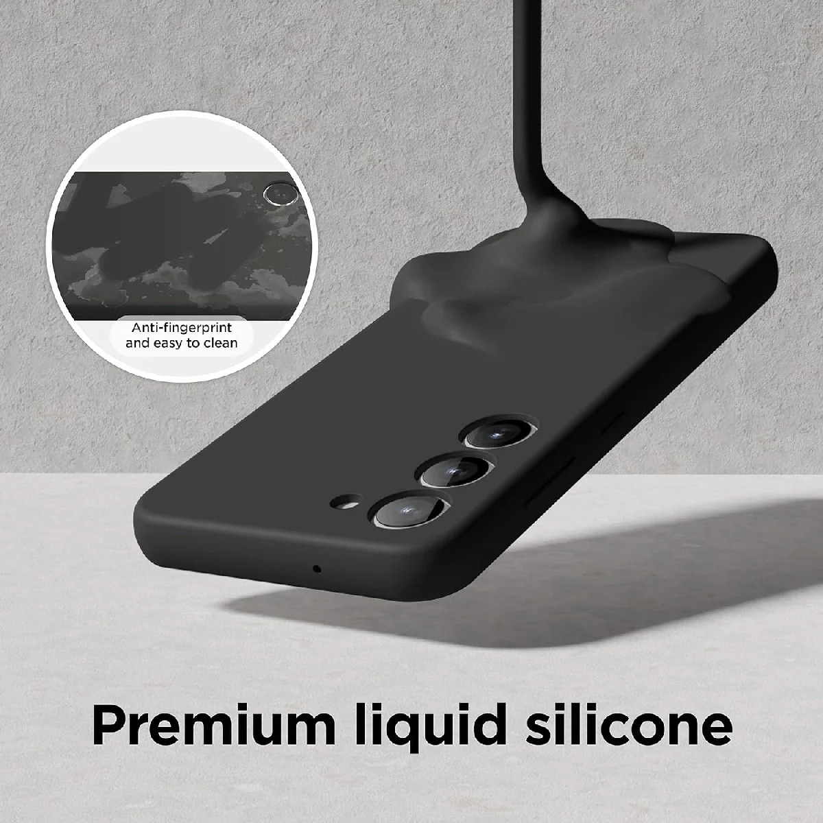 Θήκη Ancus Silicon Liquid for Samsung SM-S916B/DS Galaxy S23+ 5G Μαύρο Θήκη Ancus Silicon Liquid for Samsung SM-S916B/DS Galaxy S23+ 5G Μαύρο