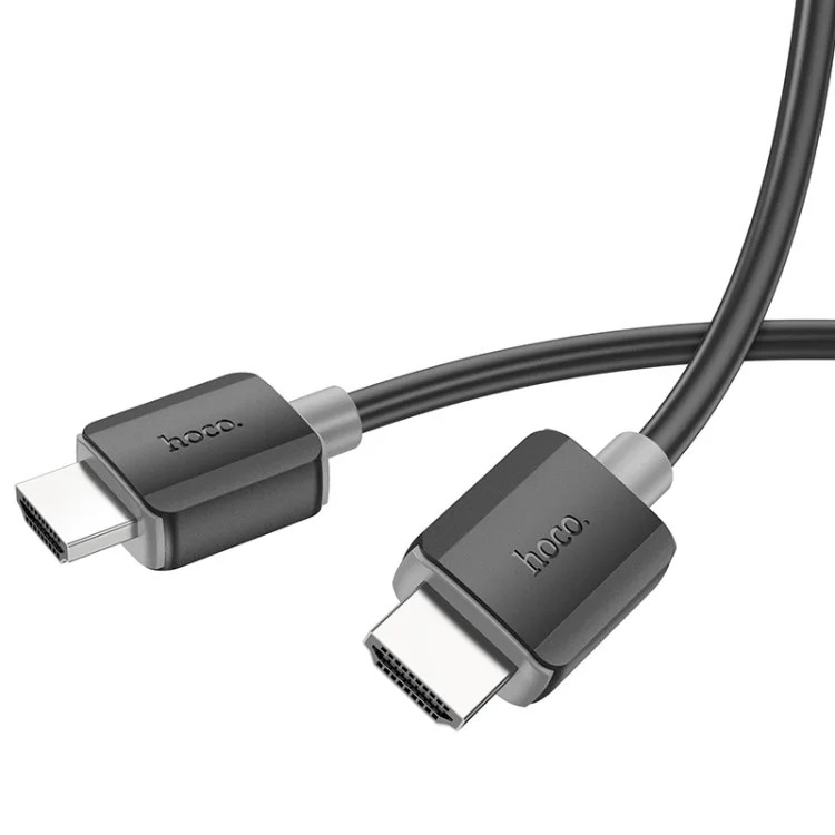 Καλώδιο σύνδεσης Hoco US08 HDMI 2.0 σε HDMI 4K 60Hz HD 18Gbps 3μ Μαύρο Καλώδιο σύνδεσης Hoco US08 HDMI 2.0 σε HDMI 4K 60Hz HD 18Gbps 3μ Μαύρο