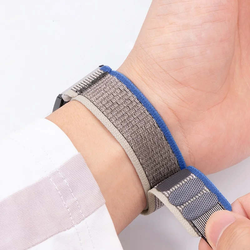 Watchband Hoco WH04 Belle Series από Nylon για Samsung Huawei Xiaomi Vivo OPPO κα 20mm Universal Μπλε-Γκρι Watchband Hoco WH04 Belle Series από Nylon για Samsung Huawei Xiaomi Vivo OPPO κα 20mm Universal Μπλε-Γκρι