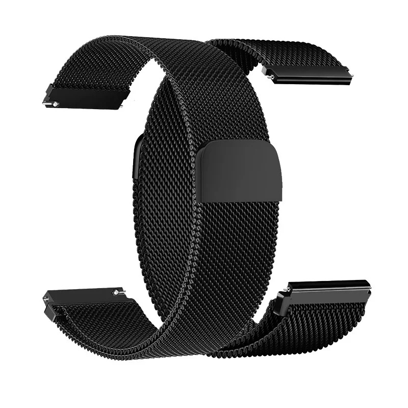 Watchband Hoco WH02 Simple Beauty Series για Samsung Huawei Xiaomi Vivo OPPO κα 20mm Universal Magnetic Steel Μαύρο Watchband Hoco WH02 Simple Beauty Series για Samsung Huawei Xiaomi Vivo OPPO κα 20mm Universal Magnetic Steel Μαύρο