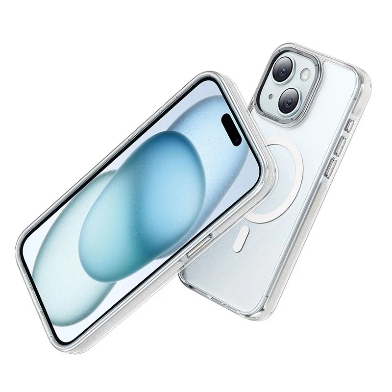 Θήκη Hoco Magnetic Premium Series Anti-Drop Magnetic Mag-charge για Apple iPhone 15 Plus Διάφανη Γκρι Θήκη Hoco Magnetic Premium Series Anti-Drop Magnetic Mag-charge για Apple iPhone 15 Plus Διάφανη Γκρι
