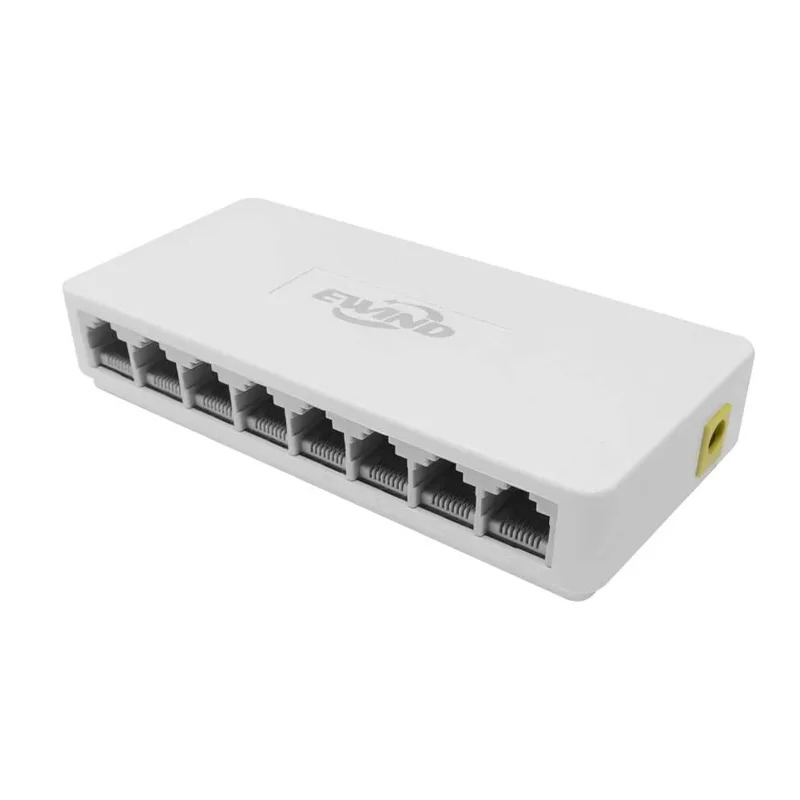 Ethernet Switch Ewind EW-S1608 Plastic Case 8x10/100/1000Mbps Auto-Sensing RJ45 Ethernet Switch Ewind EW-S1608 Plastic Case 8x10/100/1000Mbps Auto-Sensing RJ45