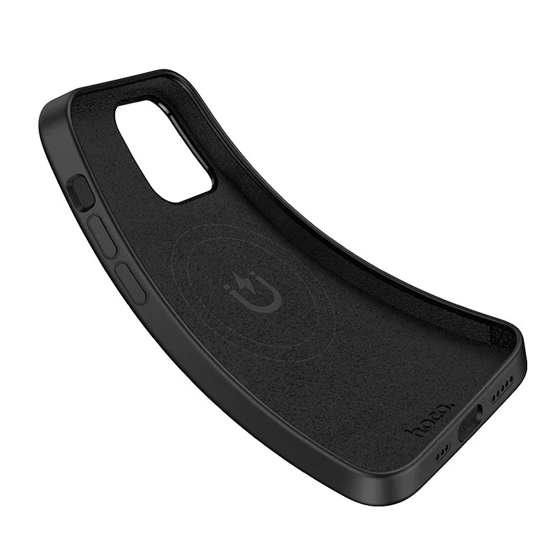 Θήκη Hoco Pure Series Silicone Magnetic για Apple iPhone 15 Μαύρο Θήκη Hoco Pure Series Silicone Magnetic για Apple iPhone 15 Μαύρο