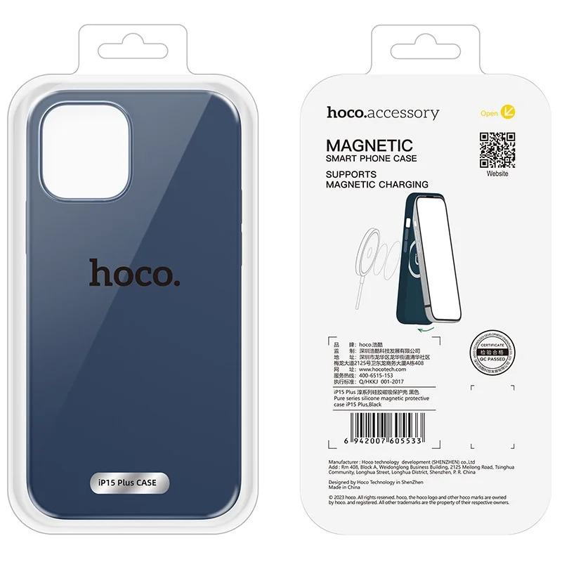 Θήκη Hoco Magnetic Series Liquid Silicone με MagSafe για Apple iPhone 15 Plus Μπλέ Θήκη Hoco Magnetic Series Liquid Silicone με MagSafe για Apple iPhone 15 Plus Μπλέ