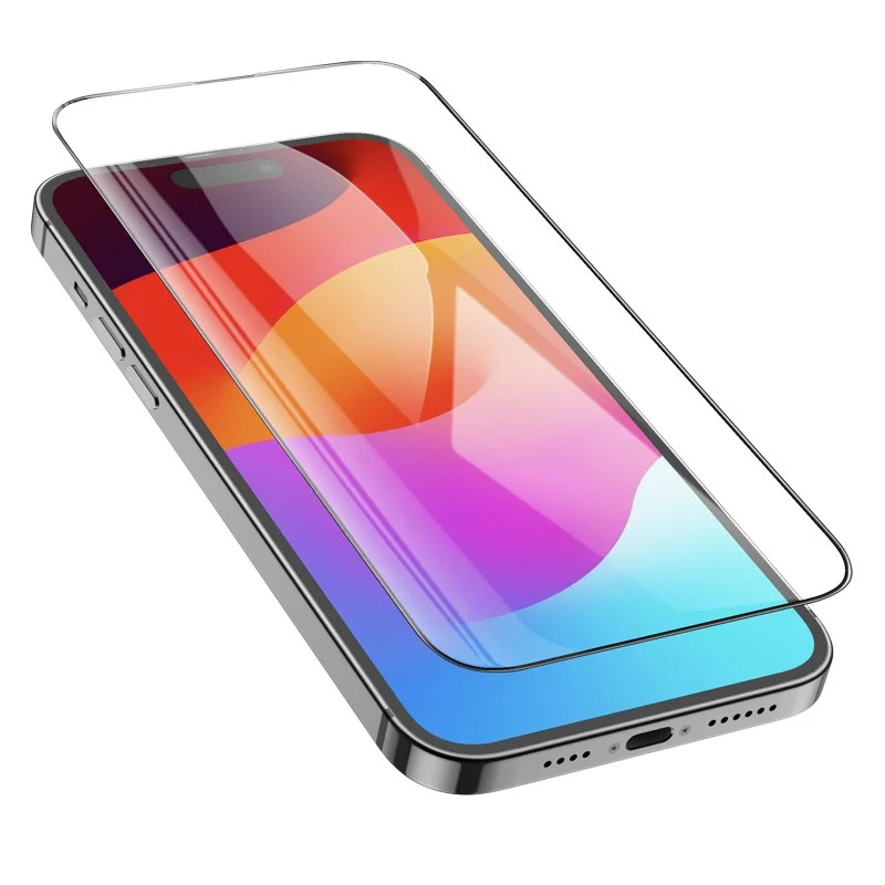 Tempered Glass Hoco Premium Series G14 0.33mm HD Full Screen Large Arc Edges Protection HD 3D για Apple iPhone 15 Pro Σετ 10τεμ. Tempered Glass Hoco Premium Series G14 0.33mm HD Full Screen Large Arc Edges Protection HD 3D για Apple iPhone 15 Pro Σετ 10τεμ.