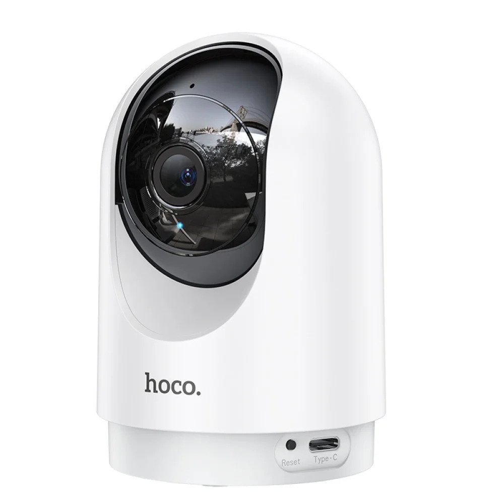 Wi-Fi Κάμερα Ασφαλείας Hoco D1 Indoor PTZ HD Camera με Οριζόντια Γωνία Θέασης 355° Κάθετη Γωνία Θέασης και Υποδοχή Micro SD Wi-Fi Κάμερα Ασφαλείας Hoco D1 Indoor PTZ HD Camera με Οριζόντια Γωνία Θέασης 355° Κάθετη Γωνία Θέασης και Υποδοχή Micro SD
