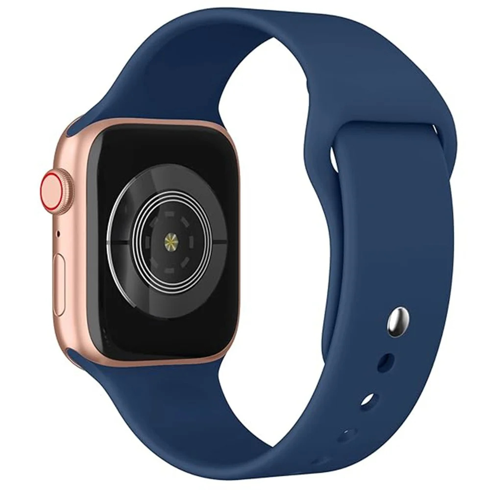 Watchband Noozy 42/44/45/49mm για Apple Watch 1/2/3/4/5/6/7/8/9/se/ultra 1/ultra 2 Σκούρο Μπλε Silicon Band Watchband Noozy 42/44/45/49mm για Apple Watch 1/2/3/4/5/6/7/8/9/se/ultra 1/ultra 2 Σκούρο Μπλε Silicon Band