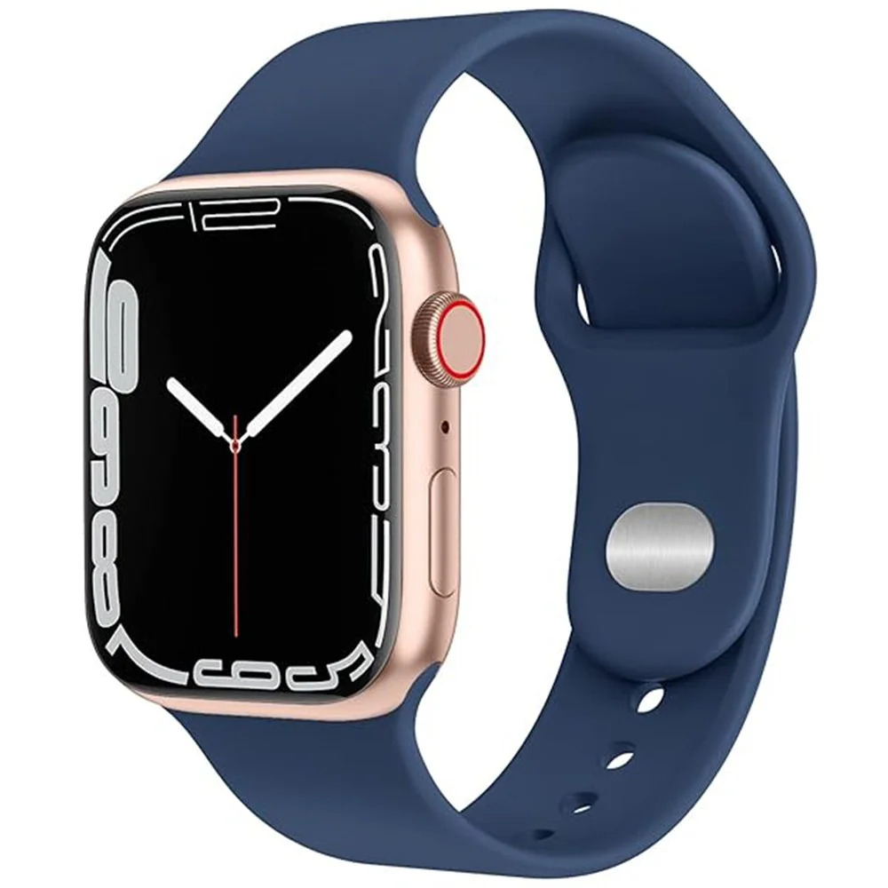 Watchband Noozy 42/44/45/49mm για Apple Watch 1/2/3/4/5/6/7/8/9/se/ultra 1/ultra 2 Σκούρο Μπλε Silicon Band Watchband Noozy 42/44/45/49mm για Apple Watch 1/2/3/4/5/6/7/8/9/se/ultra 1/ultra 2 Σκούρο Μπλε Silicon Band