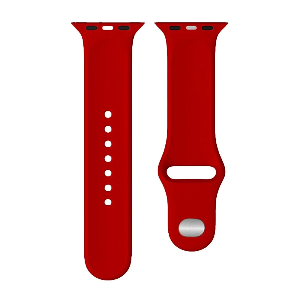 Watchband Noozy 38mm/40mm/41mm για Apple Watch 1/2/3/4/5/6/7/8/9/se/ultra 1/ultra 2 Κόκκινο Silicon Band Watchband Noozy 38mm/40mm/41mm για Apple Watch 1/2/3/4/5/6/7/8/9/se/ultra 1/ultra 2 Κόκκινο Silicon Band
