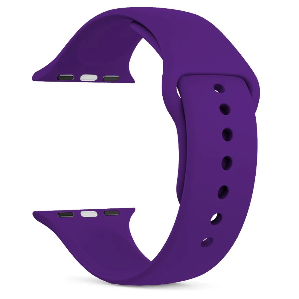 Watchband Noozy 38mm/40mm/41mm για Apple Watch 1/2/3/4/5/6/7/8/9/se/ultra 1/ultra 2 Μωβ Silicon Band Watchband Noozy 38mm/40mm/41mm για Apple Watch 1/2/3/4/5/6/7/8/9/se/ultra 1/ultra 2 Μωβ Silicon Band