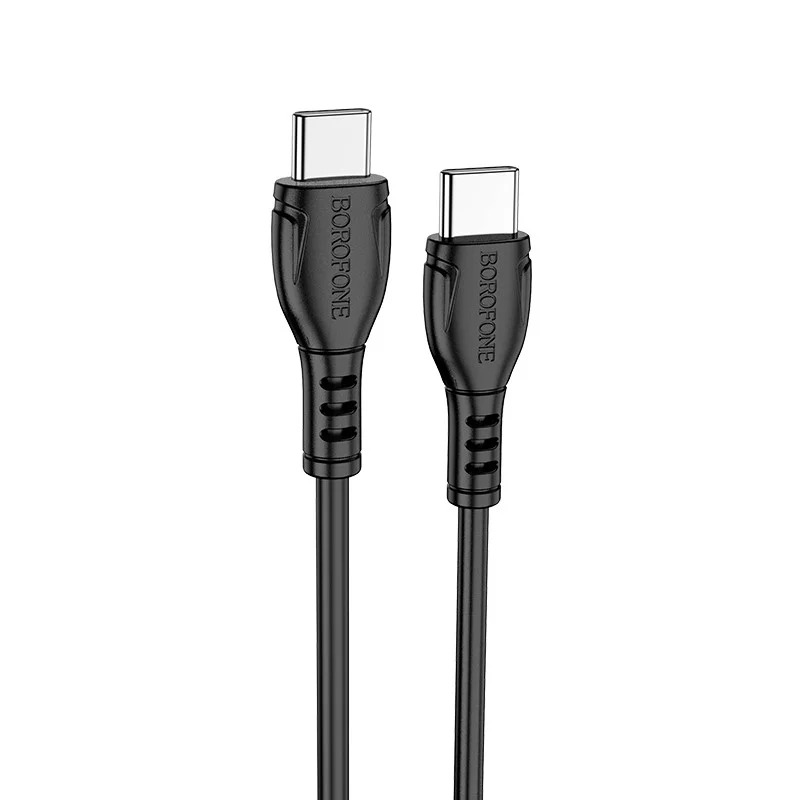 Καλώδιο Borofone BX51 Triumph USB-C σε USB-C 60W Μαύρο 1m Καλώδιο Borofone BX51 Triumph USB-C σε USB-C 60W Μαύρο 1m