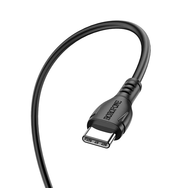Καλώδιο Borofone BX51 Triumph USB-C σε USB-C 60W Μαύρο 1m Καλώδιο Borofone BX51 Triumph USB-C σε USB-C 60W Μαύρο 1m