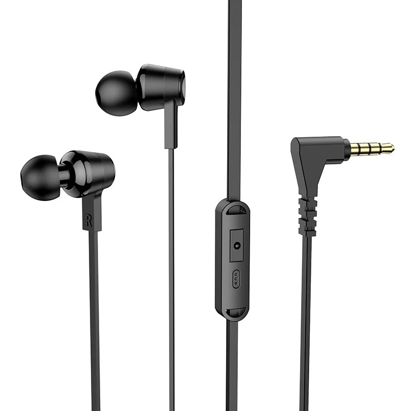 Hands Free Hoco M86 Oceanic Universal Earphones Deep Bass Stereo με 3.5mm Γωνιακό Κονέκτορα Μαύρο 1.2m Hands Free Hoco M86 Oceanic Universal Earphones Deep Bass Stereo με 3.5mm Γωνιακό Κονέκτορα Μαύρο 1.2m