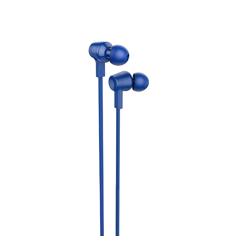 Hands Free Hoco M86 Oceanic Universal Earphones Deep Bass Stereo με 3.5mm Γωνιακό Κονέκτορα Μπλε 1.2m Hands Free Hoco M86 Oceanic Universal Earphones Deep Bass Stereo με 3.5mm Γωνιακό Κονέκτορα Μπλε 1.2m