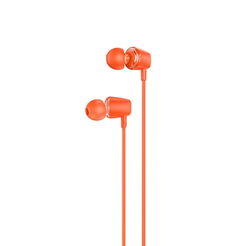 Hands Free Hoco M107 Discoverer Universal Earphones 3.5mm Πορτοκαλί 1.2m Hands Free Hoco M107 Discoverer Universal Earphones 3.5mm Πορτοκαλί 1.2m