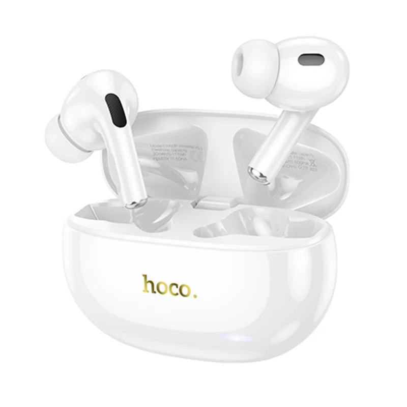 Wireless Hands Free Hoco EW60 Plus Norman TWS V5.3 300mAh με 4 Ώρες Λειτουργίας και Active Noise Cancellation Εναλλαγή Master/Slave Λευκό Wireless Hands Free Hoco EW60 Plus Norman TWS V5.3 300mAh με 4 Ώρες Λειτουργίας και Active Noise Cancellation Εναλλαγή Master/Slave Λευκό