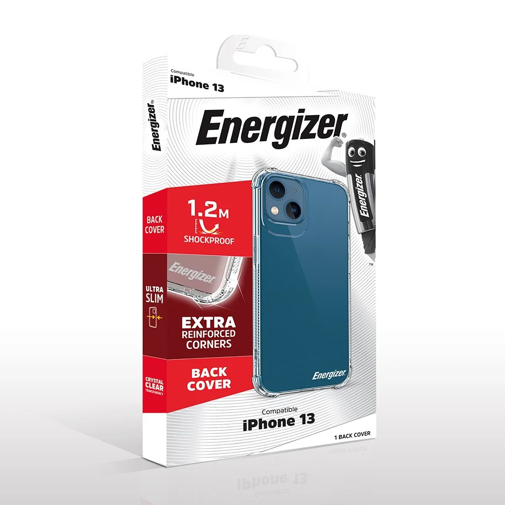 Θήκη Shockproof Hardcase Ultra Slim Energizer για Apple iPhone 13 Διάφανη Θήκη Shockproof Hardcase Ultra Slim Energizer για Apple iPhone 13 Διάφανη