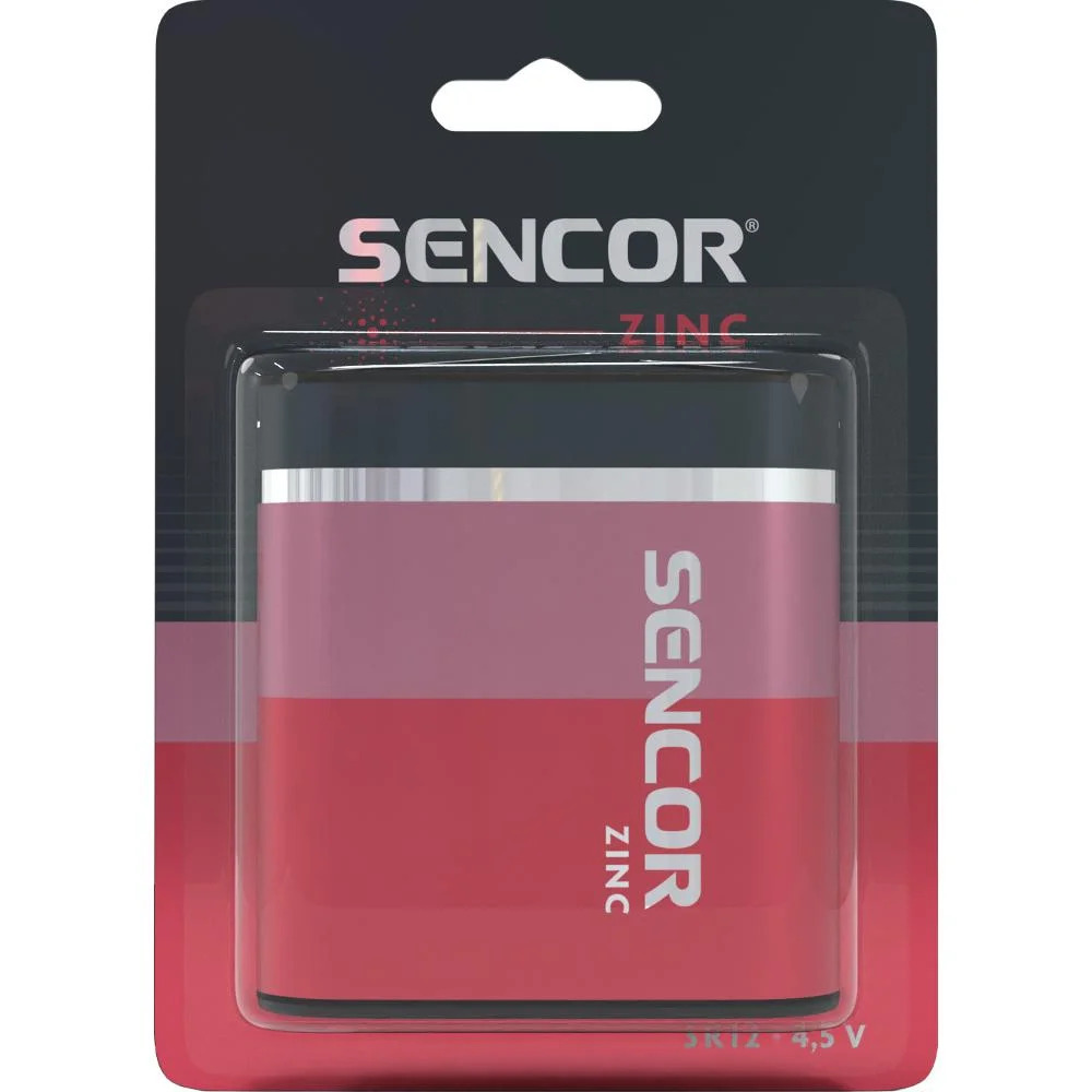 Μπαταρία Μαγγανίου Zinc Carbon Sencor SBA 3R12 4,5V 1τμχ Μπαταρία Μαγγανίου Zinc Carbon Sencor SBA 3R12 4,5V 1τμχ