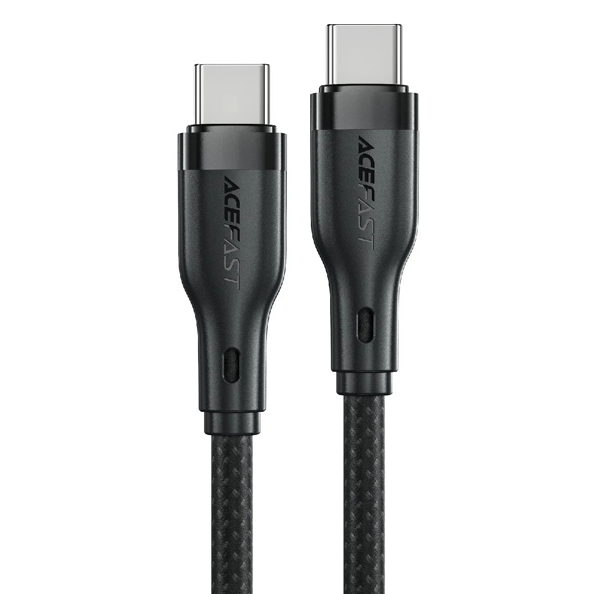 Καλώδιο σύνδεσης Acefast C8-03 USB-C σε USB-C 60W Braided Μαύρο 1.2m Καλώδιο σύνδεσης Acefast C8-03 USB-C σε USB-C 60W Braided Μαύρο 1.2m