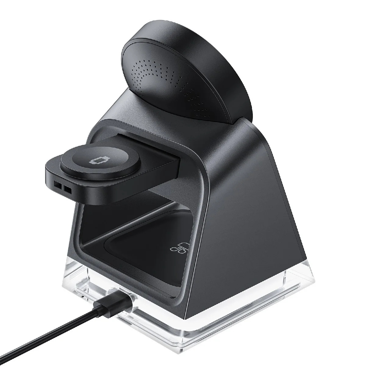 Επιτραπέζια Βάση Ασύρματης Φόρτισης Acefast E17 3-σε-1 20.5W για Φόρτιση 3 Συσκευών Μαύρη Επιτραπέζια Βάση Ασύρματης Φόρτισης Acefast E17 3-σε-1 20.5W για Φόρτιση 3 Συσκευών Μαύρη