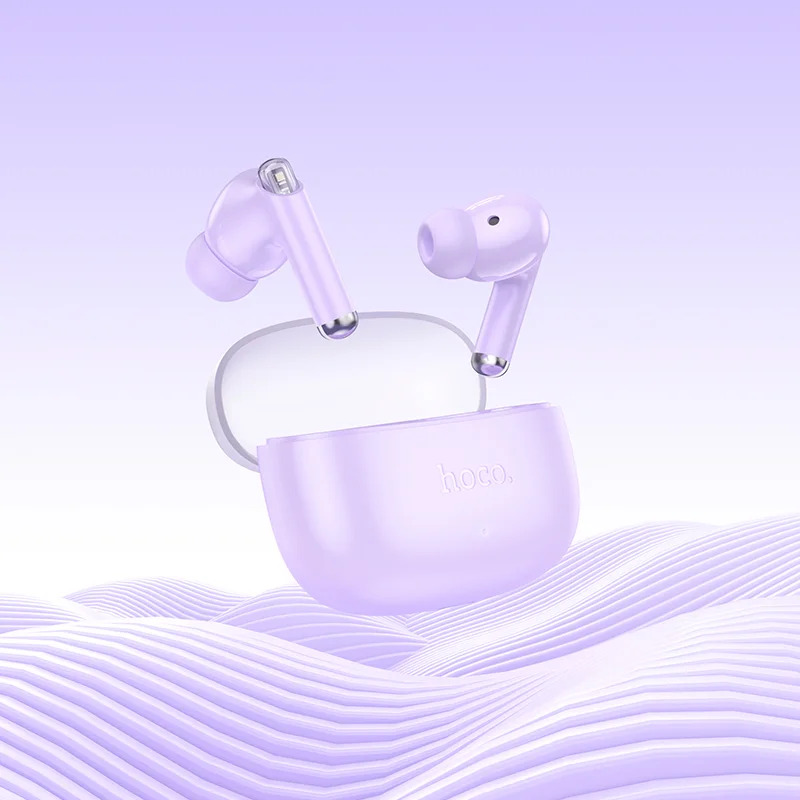 Wireless Hands Free Hoco EQ12 Rima TWS V5.3 350mAh 7 Ώρες Λειτουργίας με Πλήκτρο Ελέγχου και Συμβατό με Siri Μωβ Wireless Hands Free Hoco EQ12 Rima TWS V5.3 350mAh 7 Ώρες Λειτουργίας με Πλήκτρο Ελέγχου και Συμβατό με Siri Μωβ