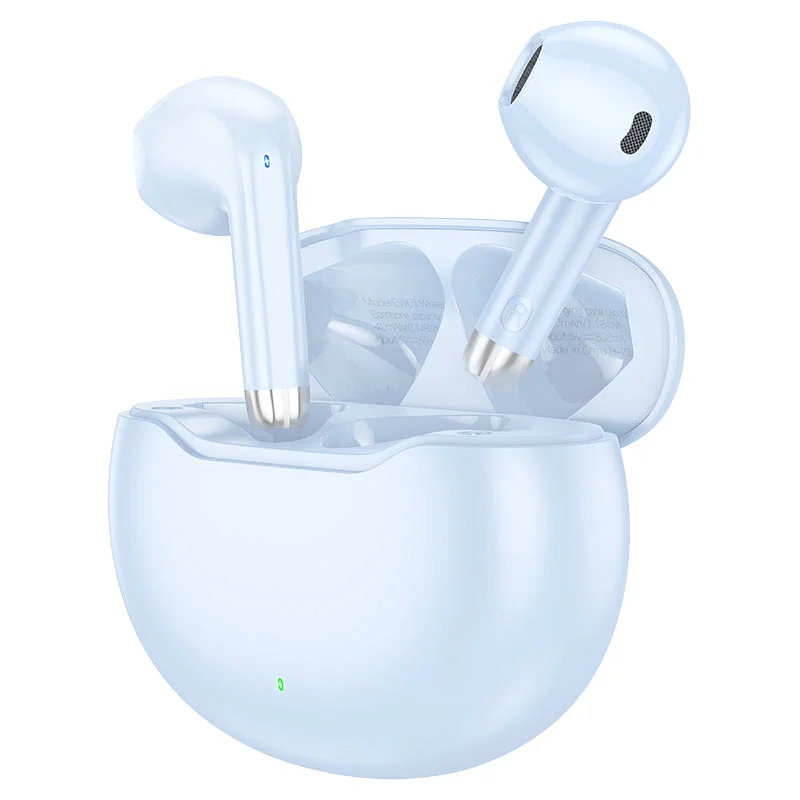 Wireless Hands Free Hoco EW61 June V5.3 320mAh Συμβατό με Master/Slave Εναλλαγή και 7 Ώρες Ομιλίας Μπλε Wireless Hands Free Hoco EW61 June V5.3 320mAh Συμβατό με Master/Slave Εναλλαγή και 7 Ώρες Ομιλίας Μπλε