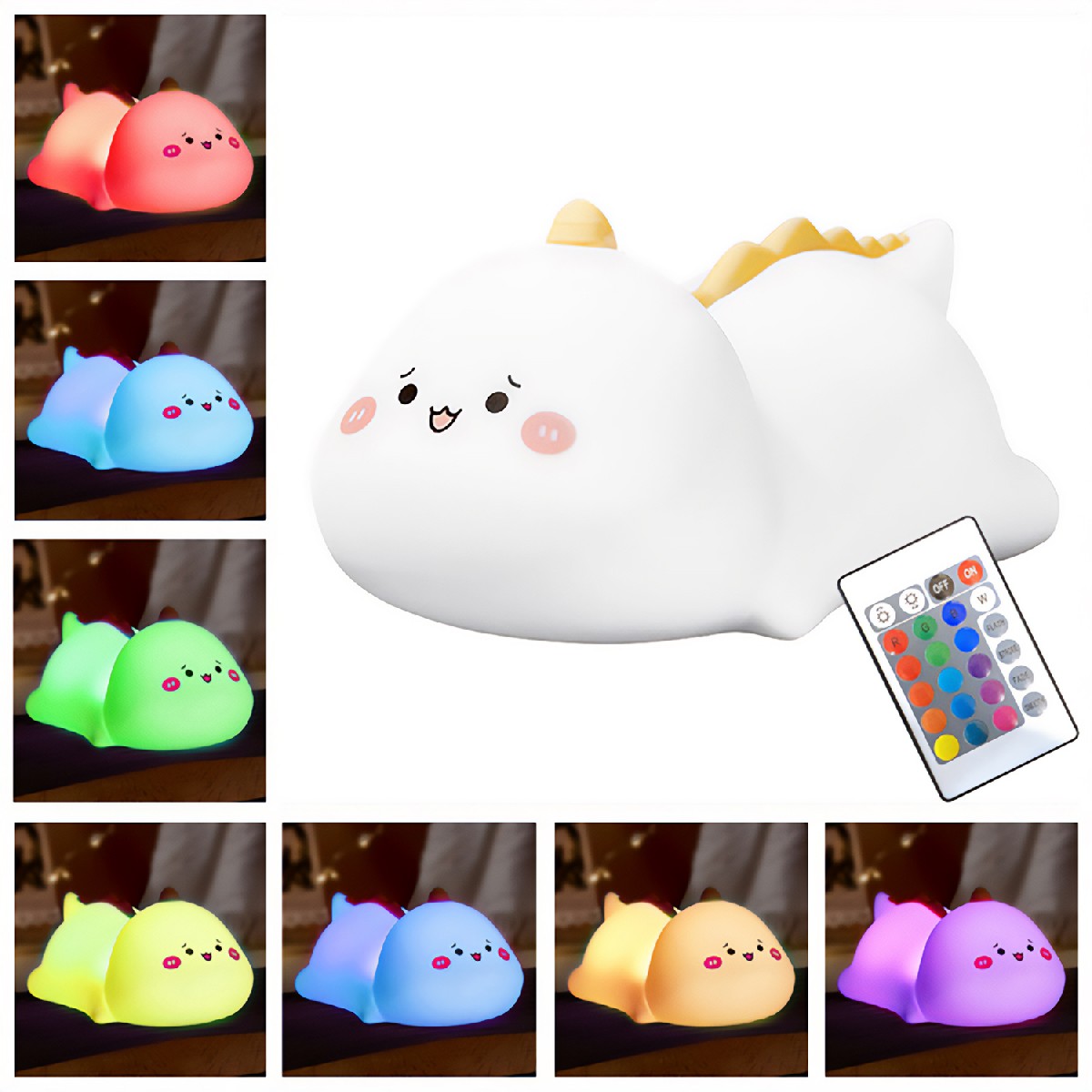 Παιδικό Φωτιστικό Media-Tech MT227 POKKY Clever Dino με 17 Επιλογές Χρώματος με Χρονοδιακόπτη και Τηλεχειριστήριο Παιδικό Φωτιστικό Media-Tech MT227 POKKY Clever Dino με 17 Επιλογές Χρώματος με Χρονοδιακόπτη και Τηλεχειριστήριο