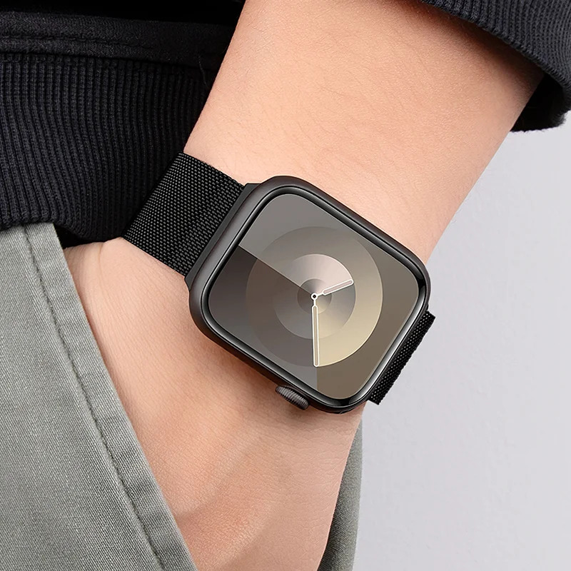 Watchband Hoco WA26 38/40/41mm Stainless Steel + Strong Magnetic για Apple Watch series 1/2/3/4/5/6/7/8/9/SE/SE2 Μαύρο Watchband Hoco WA26 38/40/41mm Stainless Steel + Strong Magnetic για Apple Watch series 1/2/3/4/5/6/7/8/9/SE/SE2 Μαύρο