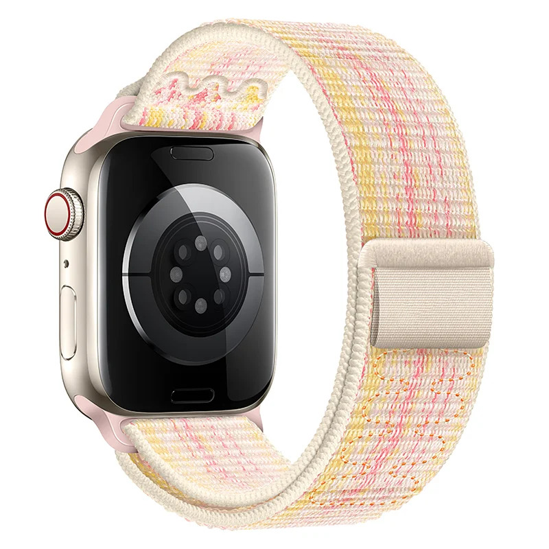 Watchband Hoco WA25 38/40/41mm Nylon Strap για Apple Watch series 1/2/3/4/5/6/7/8/9/SE/SE2 Starlight and Pink Watchband Hoco WA25 38/40/41mm Nylon Strap για Apple Watch series 1/2/3/4/5/6/7/8/9/SE/SE2 Starlight and Pink