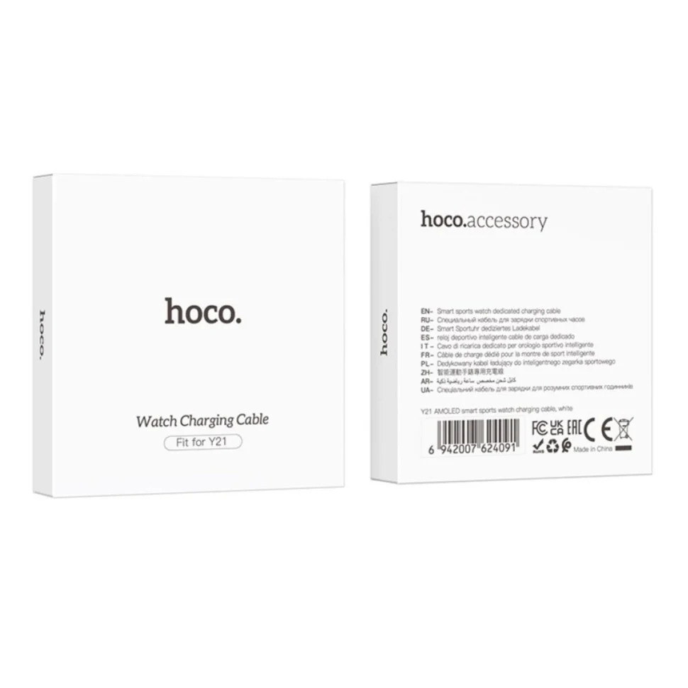 Φορτιστής Hoco Y21 AMOLED Λευκό Φορτιστής Hoco Y21 AMOLED Λευκό