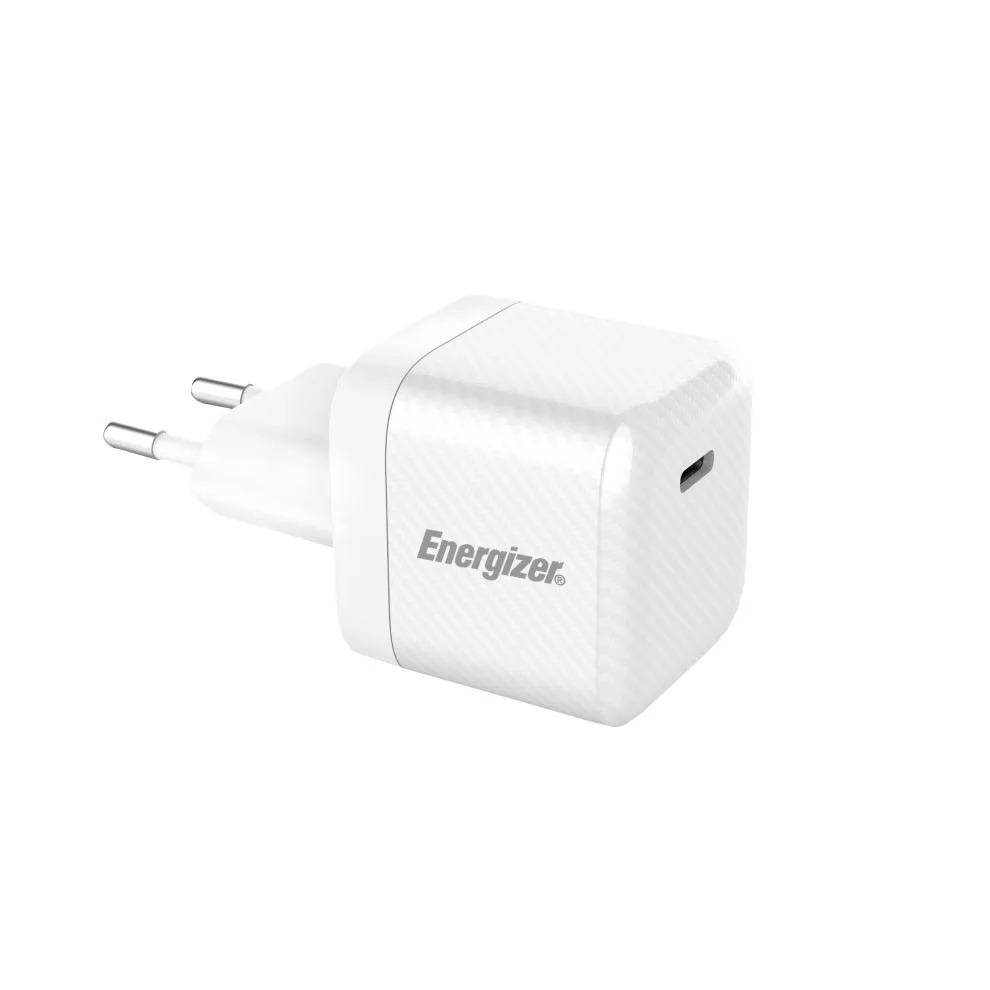 Φορτιστής Ταξιδίου Energizer Fast Charge με USB-C PD30W Λευκός Φορτιστής Ταξιδίου Energizer Fast Charge με USB-C PD30W Λευκός