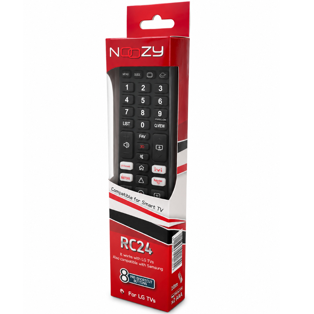 Τηλεχειριστήριο Noozy RC24 για Τηλεοράσεις LG, Άμεσης Αντικατάστασης Χωρίς Προγραμματισμό Τηλεχειριστήριο Noozy RC24 για Τηλεοράσεις LG, Άμεσης Αντικατάστασης Χωρίς Προγραμματισμό