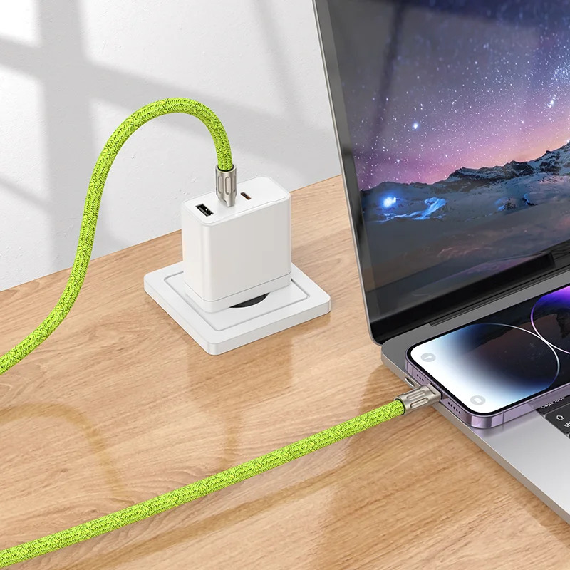 Καλώδιο Φόρτισης/Λουράκι Λαιμού Hoco GH7 USB-C to Lightning PD20W Braided Πράσινο 1.8m Καλώδιο Φόρτισης/Λουράκι Λαιμού Hoco GH7 USB-C to Lightning PD20W Braided Πράσινο 1.8m