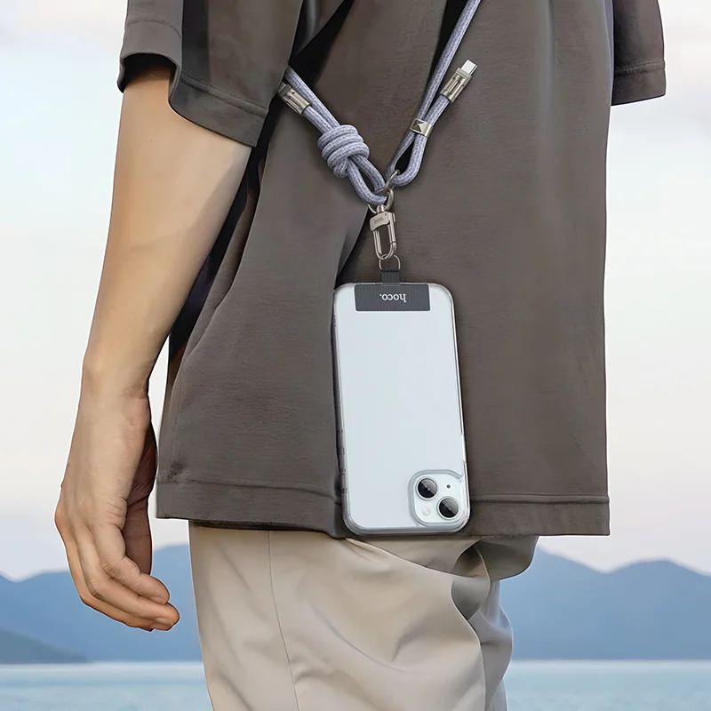 Καλώδιο Φόρτισης/Λουράκι Λαιμού Hoco GH7 USB-C σε USB-C 60W 3A Braided Μπλέ 1.8m Καλώδιο Φόρτισης/Λουράκι Λαιμού Hoco GH7 USB-C σε USB-C 60W 3A Braided Μπλέ 1.8m