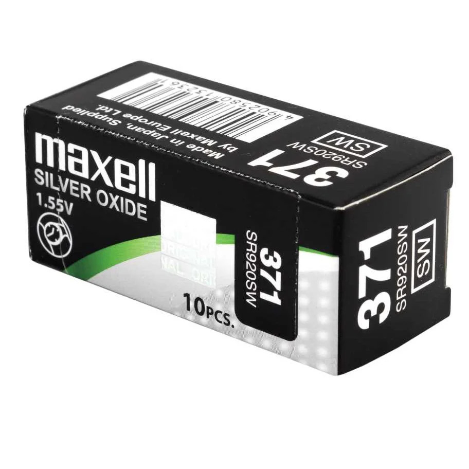 Buttoncell Maxell 371-370 SR920SW Τεμ. 1 Buttoncell Maxell 371-370 SR920SW Τεμ. 1