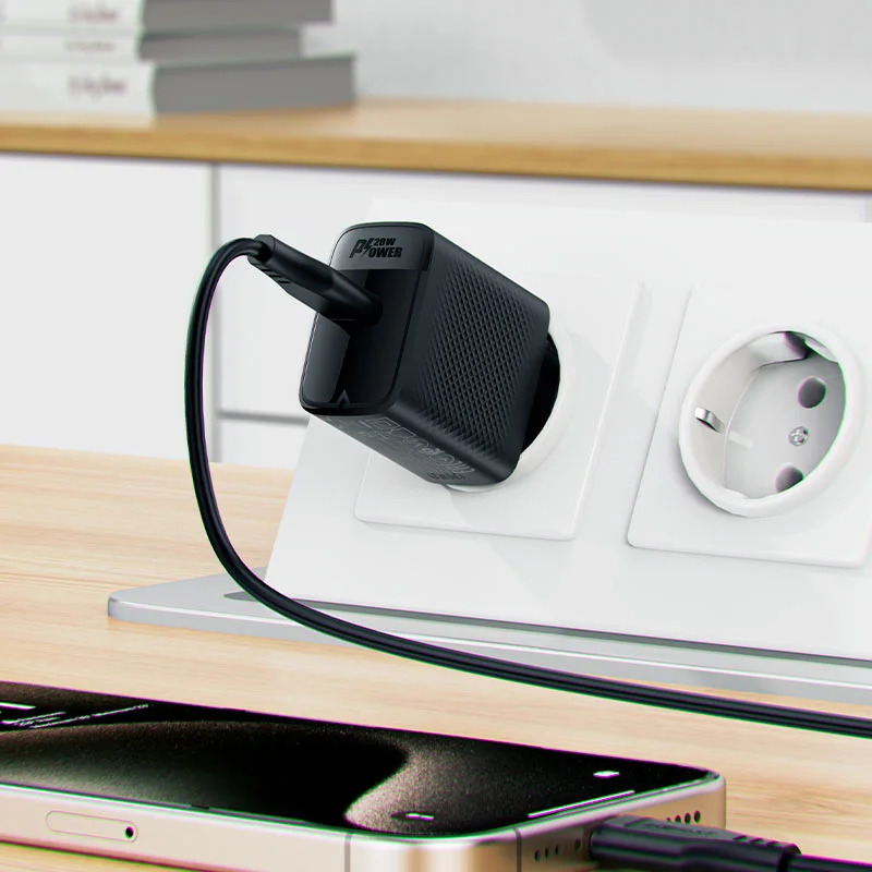 Φορτιστής Ταξιδίου Acefast A82 GaN USB-C 20W Μαύρος Φορτιστής Ταξιδίου Acefast A82 GaN USB-C 20W Μαύρος