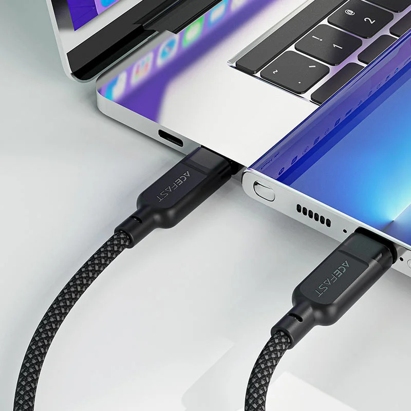 Καλώδιο Σύνδεσης Acefast C5-11 Μεταλλικό USB-C σε 2xUSB-C PD100W 20V/5A Braided Μαύρο 1.2m Καλώδιο Σύνδεσης Acefast C5-11 Μεταλλικό USB-C σε 2xUSB-C PD100W 20V/5A Braided Μαύρο 1.2m