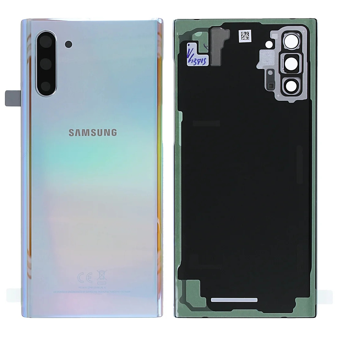 Καπάκι Μπαταρίας Samsung SM-N970F Galaxy Note 10 Ασημί Used Καπάκι Μπαταρίας Samsung SM-N970F Galaxy Note 10 Ασημί Used
