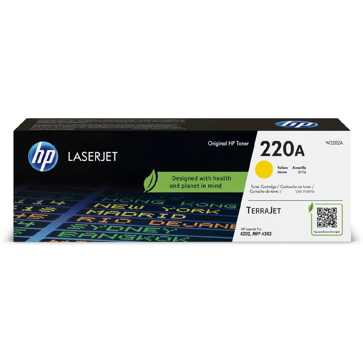 Original Toner HP W2202A Yellow για 4202, MFP 4302 Original Toner HP W2202A Yellow για 4202, MFP 4302